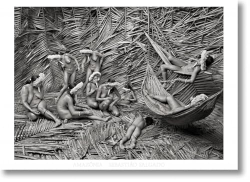 Sebastião Salgado. Amazônia. Poster 'Zo'e Women'.