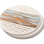 Round watercolor pad 160 mm