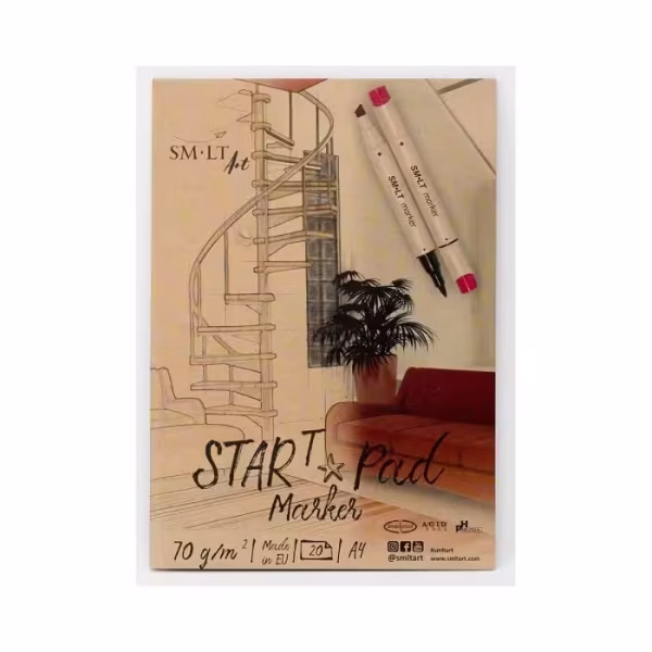 Adhesive for markers in a folder Smiltainis Star
