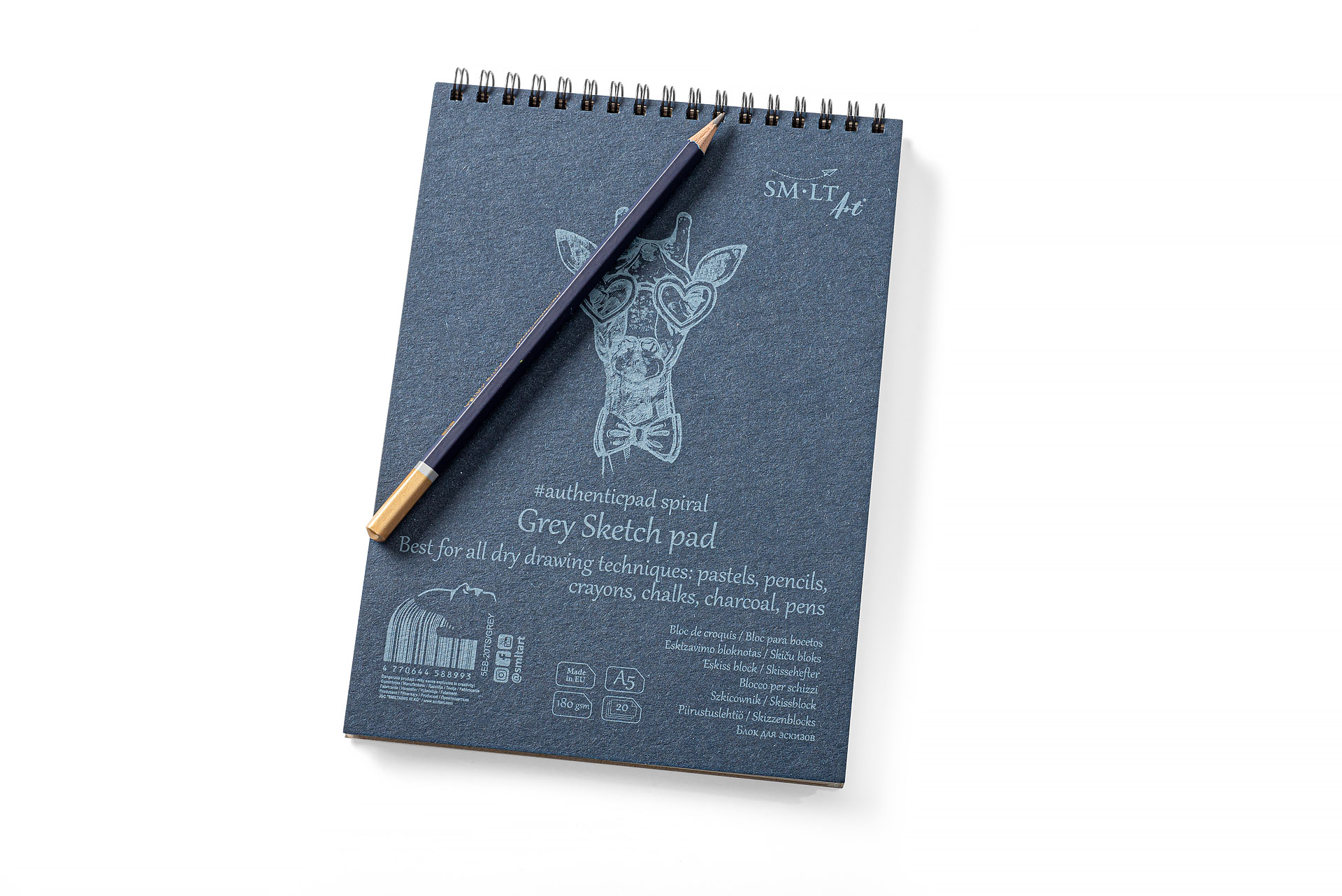 Spiral sketchbook Authentic A5