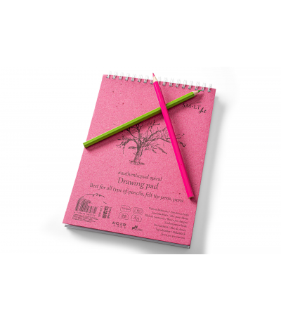 Drawing album A5 Smiltainis AUTHENTIC 120g/m2 spiral bound