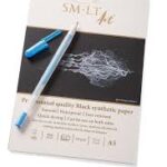 Black drawing pad