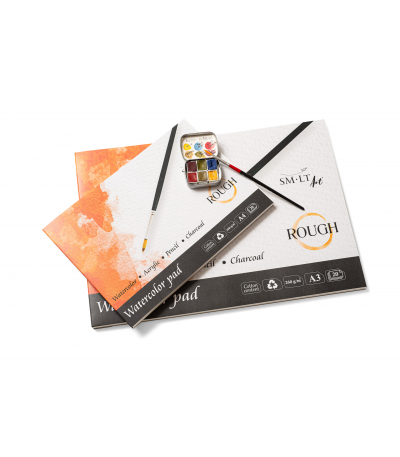Watercolour Paper Pad Rough A4 260g/m² 20 Sheets