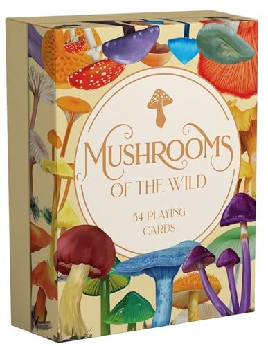 Mushrooms of the Wild 54 playing cards