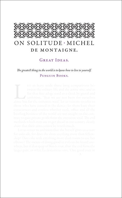 On Solitude and Other Essays