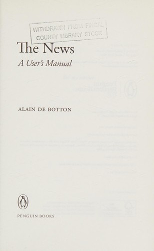 The News: A Users Manual by Alain de Botton